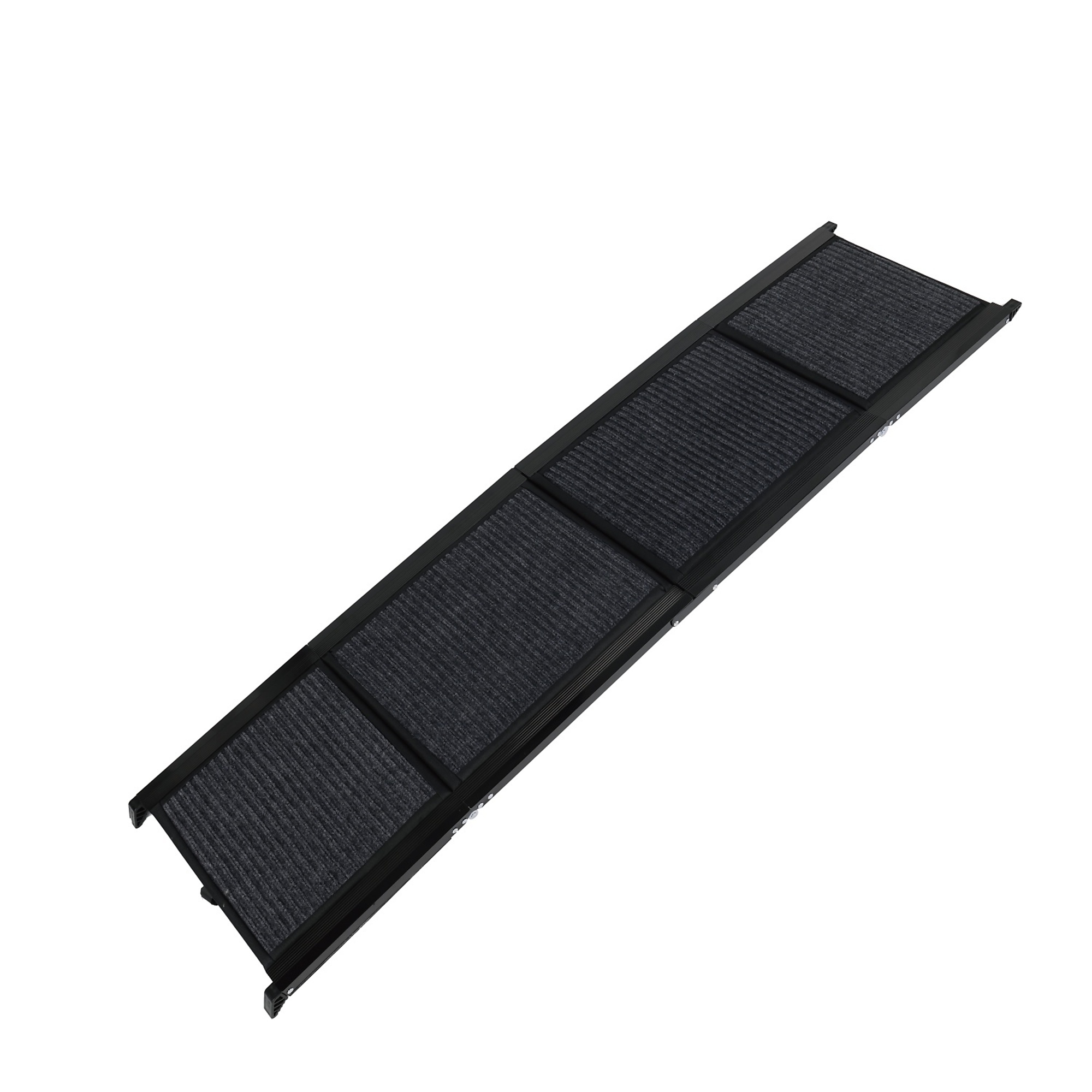 71 in. Telescoping Dog Ramp, 250 lbs Load Capacity with Non-Slip Surface, Outdoor Pet Car Ramp for Large Dogs
